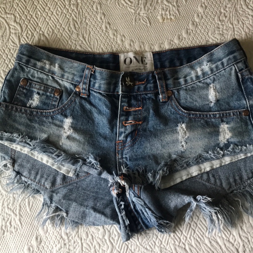 One teaspoon denim shorts
